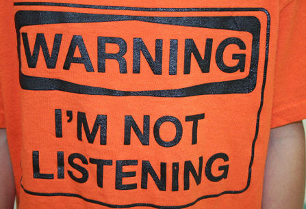 not-listening