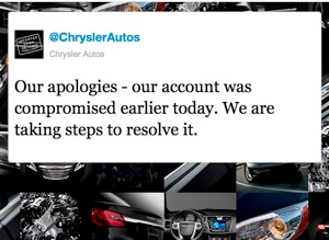 Chrysler Tweet