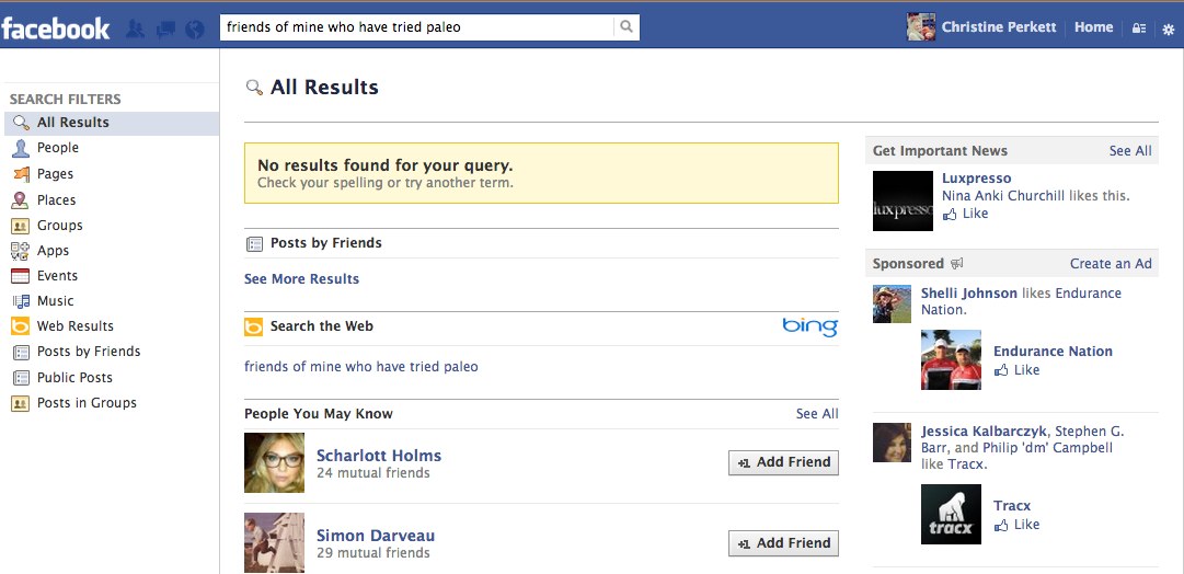 friends of mine who have tried paleo - Facebook Search